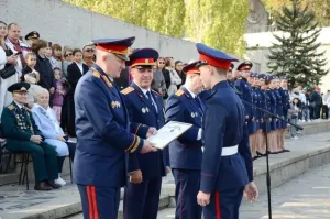 99 кадетов дали клятву на Мамаевом кургане в Волгограде